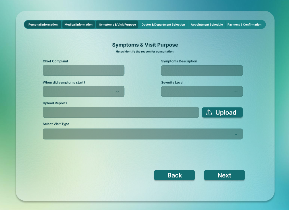 Smart step form module