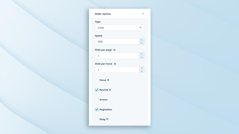 13.Slider-Behavior-Settings