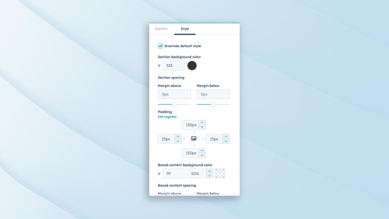 2.Background-Styling-Options