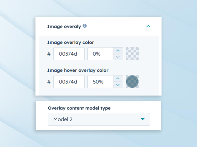 Card Overlay Background