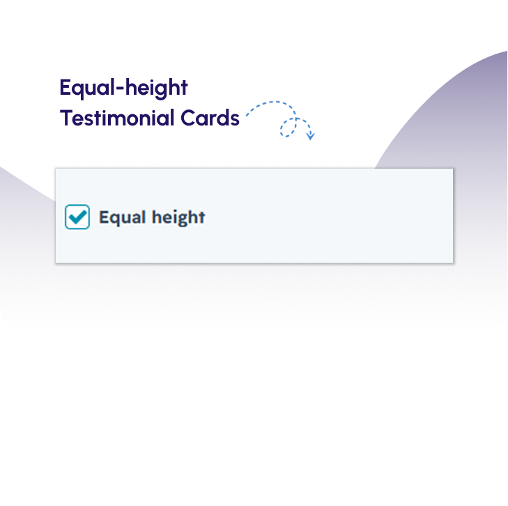 Equal-height Testimonial Cards Equal-height Testimonial Cards