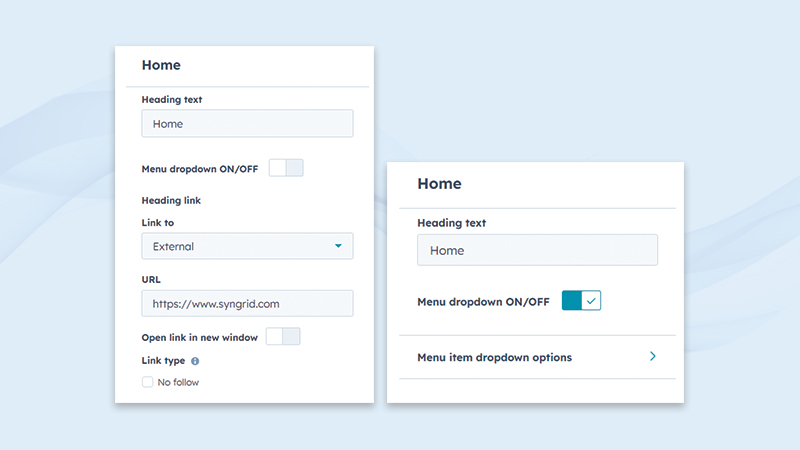 Menu-Dropdown-On--Off-Mode