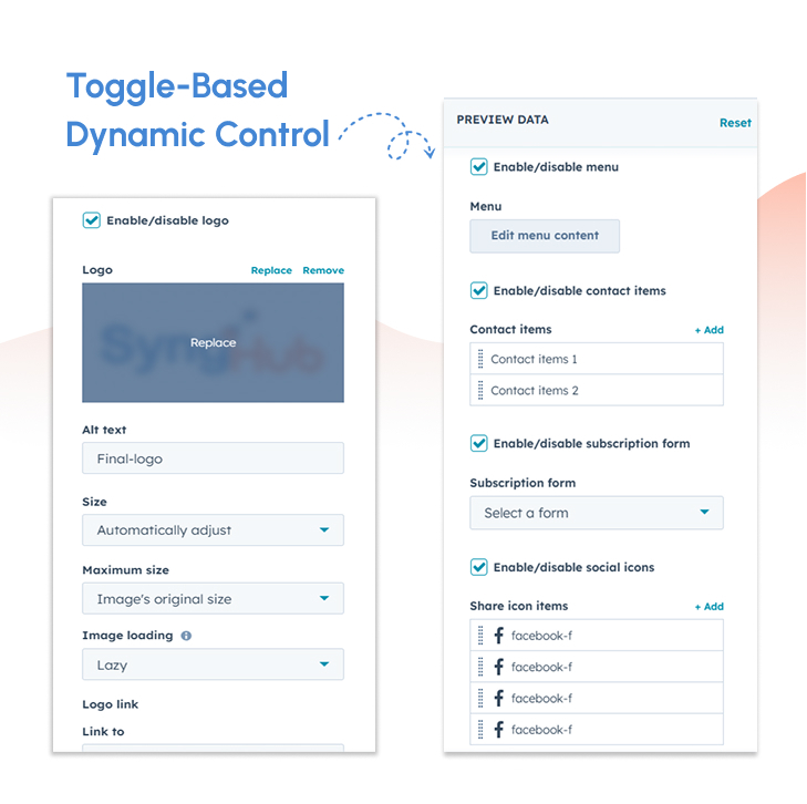 Toggle-Based Dynamic Control