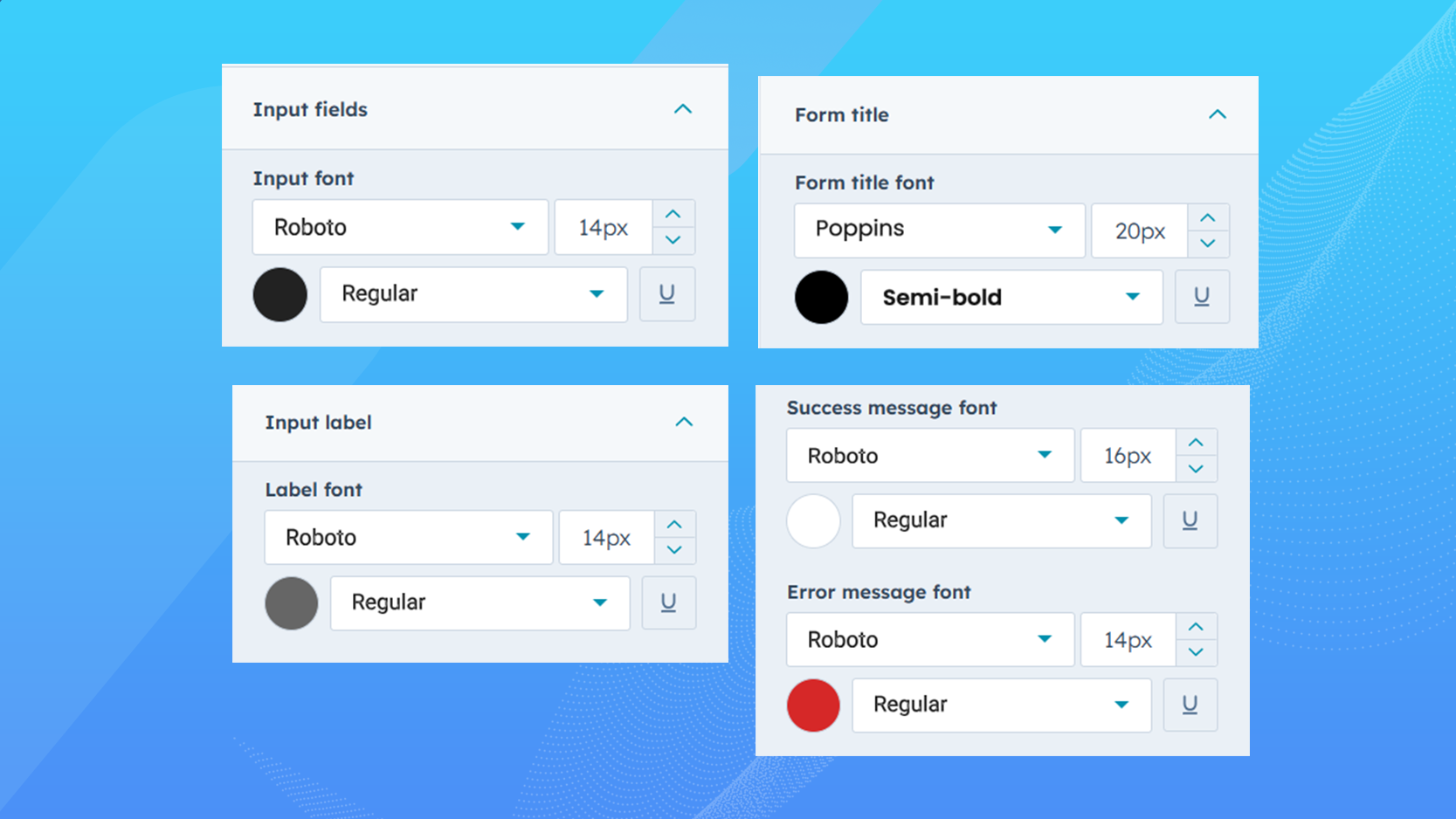 Typography Customization